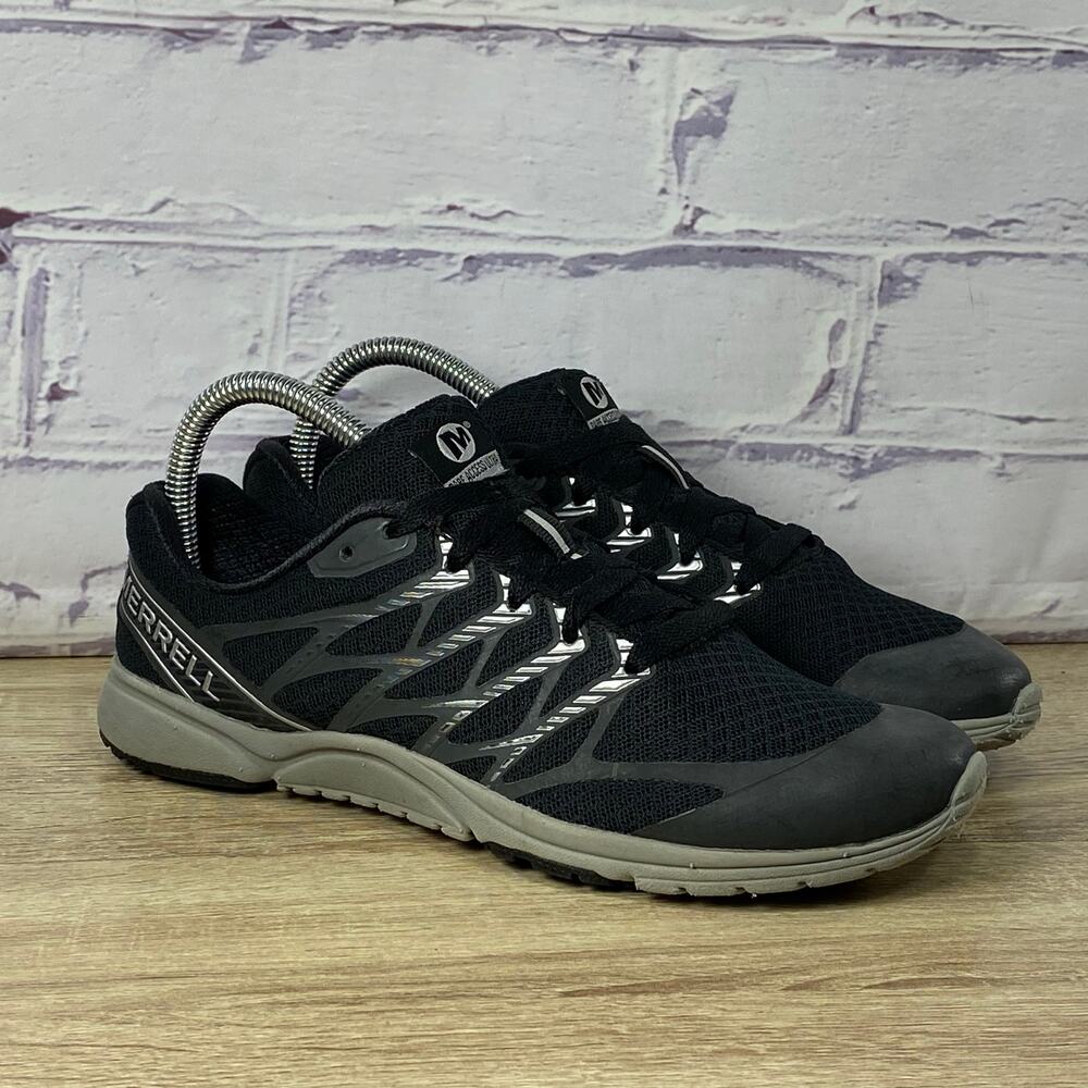 Merrell Bare Access Ultra Black Minimalist Running Shoes Women's 7.5 Barefoot